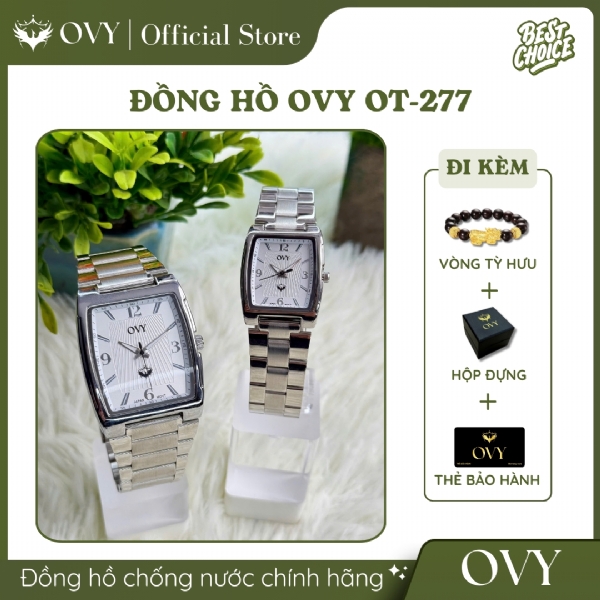Đồng hồ Nam Nữ LUXE SQUARE OVY OT-277 Đồng hồ Nam Nữ LUXE SQUARE OVY OT-277
